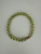 Vintage 14k Gold Oval Cut Diagonal Slanted Set Peridot Tennis Bracelet