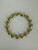 Vintage MCM 14k Gold Oval Cut Bezel Set Peridot Link Tennis Bracelet