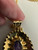 Vintage MCM 14k Gold Oval Amethyst Pendant Necklace 18”