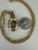 Antique Victorian Gold Filled Engraved Designed Oval Locket Pendant Necklace 20”
