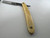 Antique Small Size Straight Razor Ox Bone Handle Wedge Blade Barber Shaving