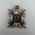 Antique Masonic Knights Templar Gold Filled & Enamel Fob Pendant York Rite RARE