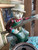 Vintage Cast Iron Mechanical Coin Bank Fishing Theme “The One That Got Away”