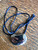 Vintage Estée Lauder "Moonbean" Solid Perfume Compact Necklace with Original Box