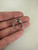 Vintage 14k White Gold Square Cabochon Light Blue Topaz Diamond Ring 6.25