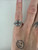 Vintage 14k White Gold Square Cabochon Light Blue Topaz Diamond Ring 6.25