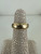 Vintage 14k Gold Toi Et Moi Flush Set Pear Square Cut Diamond Wedding Band Ring