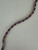 Vintage MCM 14k Gold Amethyst Diamond Tennis Bracelet 7”