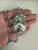 Vintage Sterling Silver Flower Calla Lily Striped Abalone Inlay Pendant Necklace 24.5"