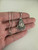 Vintage Sterling Theda St Mary Miraculous MOP Marcasite Pendant Necklace 18”