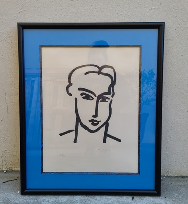 Mid-Century Henri Matisse Grande Tete De Katia-1950 Lithograph