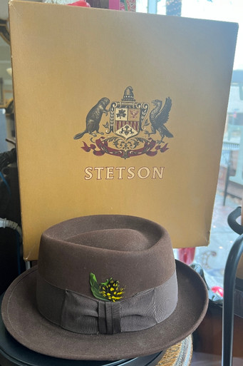 Vintage Royal Stetson Whippet Fedora Hat 6 1/2 Unisex 1930-40