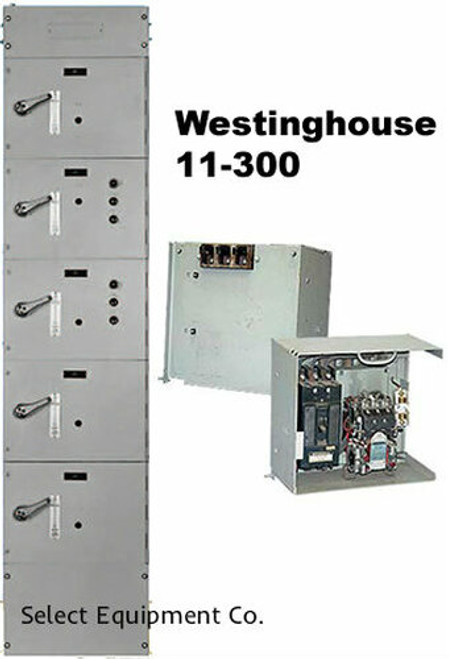 Westinghouse 11-300 MCC Bucket, Motor Starter unit, Nema Size 3, FVR, HMCP Circuit Breaker Protection Westinghouse 11-300 MCC Bucket, Motor Starter unit, Nema Size 3, FVR, HMCP Circuit Breaker Protection