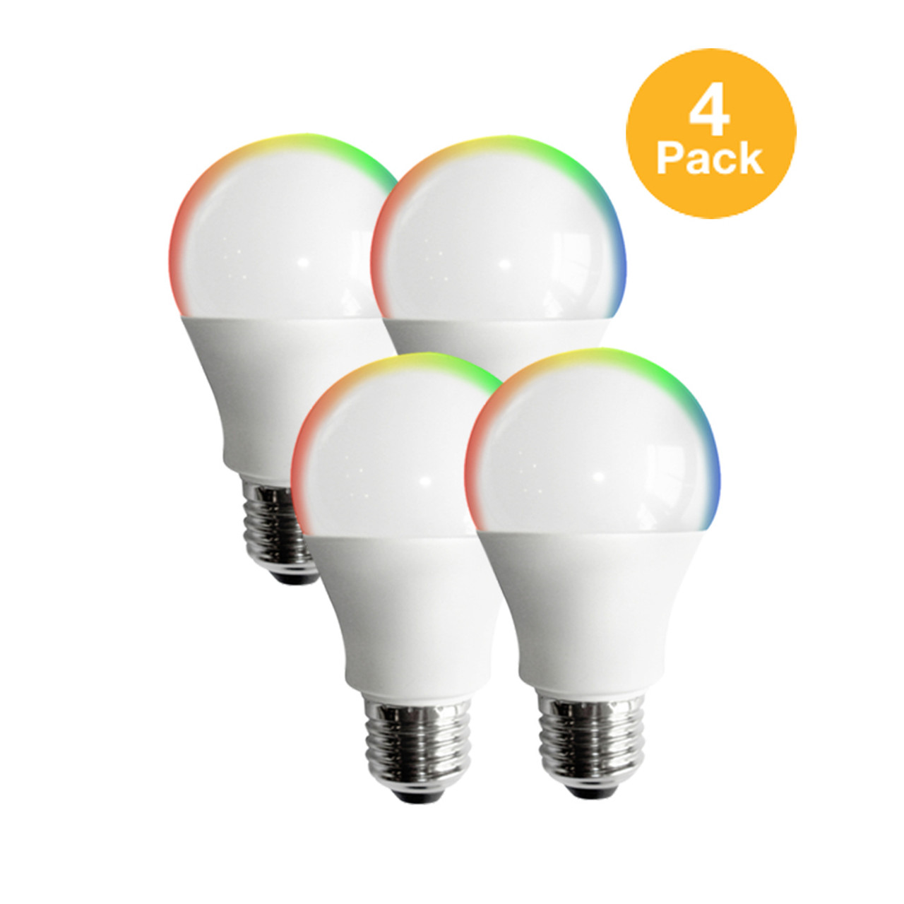 voorjaar Slank Verzending Dimmable 9-watt A19 smart LED bulb 4-pack (Gen 2)