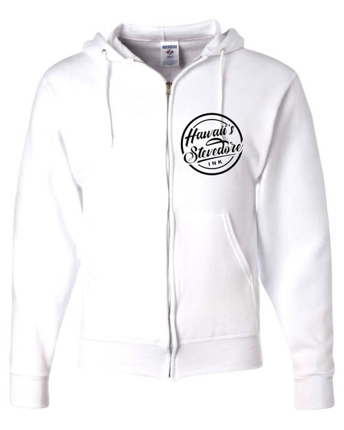 Hawaii's Stevedore Ink Zipper Hoodie