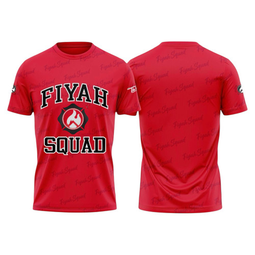 Fiyah Squad Red Script Sub T-shirt