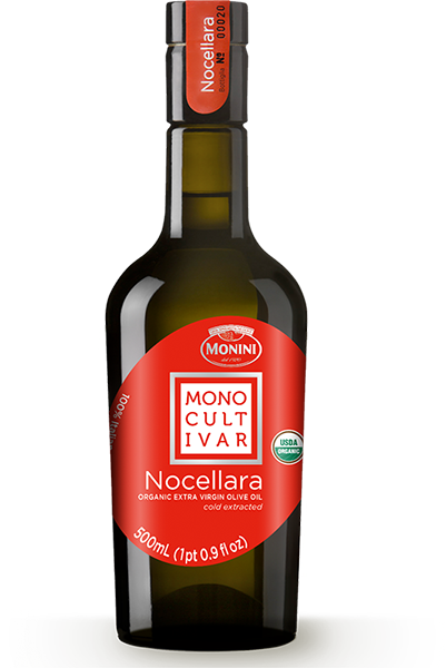 Monocultivar Organic EVOO Nocellara - 16.9 fl oz (500ML) - Monini