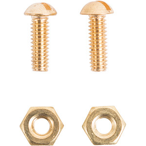 Brass Nut and Bolt (Soft Catch) - Victor Trap Parts - Sterling Fur