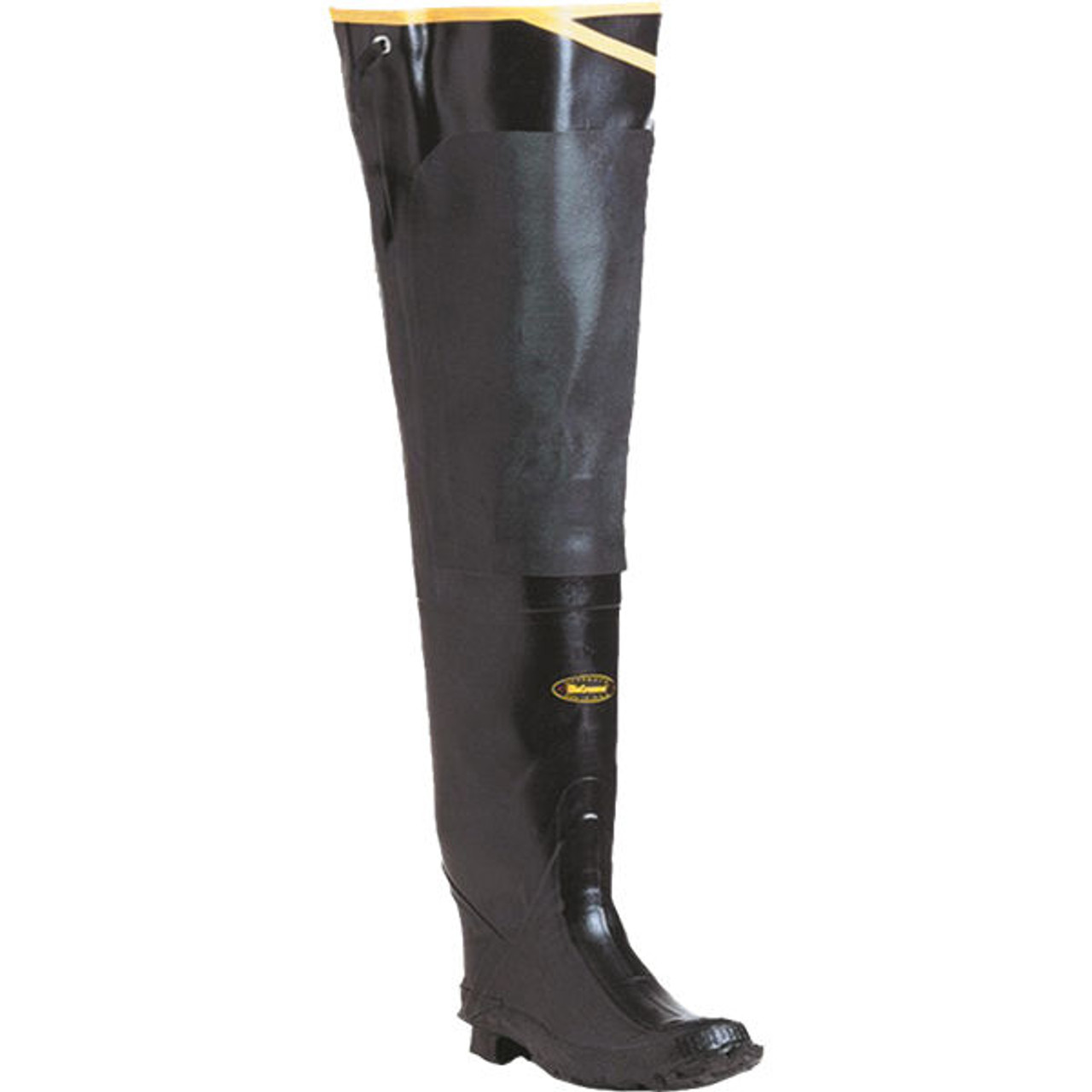 LaCrosse Insulated Outrigger XHD Black Hip Boot Sterling Fur