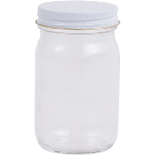 Glass Bait Jar w/ Lid - 4 oz.