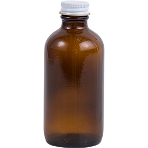 4 oz. Amber Glass Lure Bottle w/ Cap