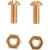 Brass #10 Pan Bolts and Nuts