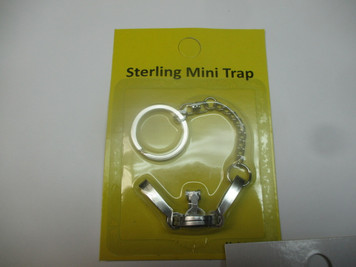 Sterling Double Long Spring with Key Ring