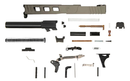 Glock® 17 Compatible Pistol Build Kit w/ FDE Elite Slide