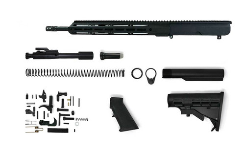 LR-308 Rifle Kit - 18” Parkerized, SOCOM Barrel, 1:10 Twist Rate with 15” M-Lok Handguard