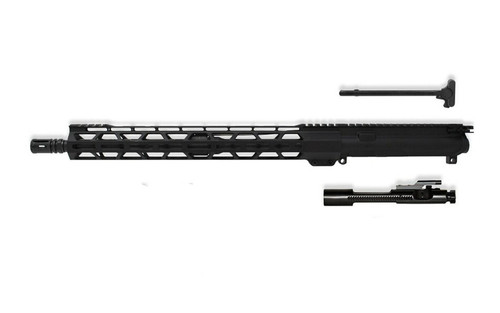 5.56 AR 15 Rifle Upper Assembly - 16" Nitride Barrel 1:8 Twist Rate with 15" M-Lok Handguard