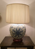 Pair of Chinese Ceramic Jar Lamps with Shades - Wan Hua Tong Pattern - 55cm