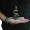 Vintage Style Brass Buddha - Seated - Medium Size 11cm - Feng Shui