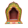 Nepalese Carved Wooden Shrine - Vintage Style - Hand Painted - 34cm