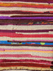 Soft Velvet Rag Rug - Medium - 125cm x 75cm - Hand Woven - Mixed Colours