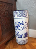 Umbrella Stand / Stick Holder - Chinese Ceramic - Rambling Rose Pattern