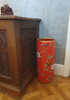 Umbrella Stand / Stick Holder - Chinese Ceramic - Chaffinches and Flowers