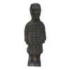 Terracotta Warrior and Horse - Set of 2 Figures - 12cm - Brocade Gift Box