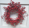 Christmas Wreath - Artificial Red Berries - Large Size - 50cm