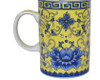 Porcelain Chinese Tea Mug - Golden Floral Pattern - Mug Only - SECOND