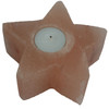 Himalayan Natural Salt Star Shape Tea Light Candle Holder - 1kg Approx. Weight