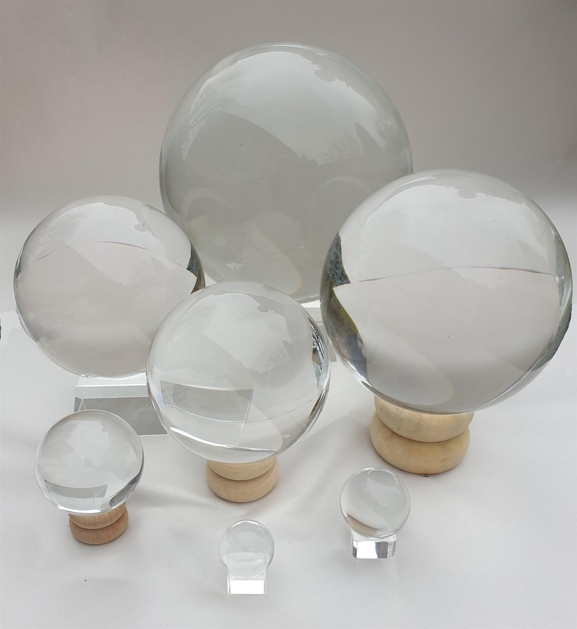 Crystal Ball - 30mm Diameter - Glass Stand