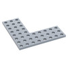 1137-0001-0002 - 1137 Series Steel Flat Grid Bracket (1-2) - 2 Pack