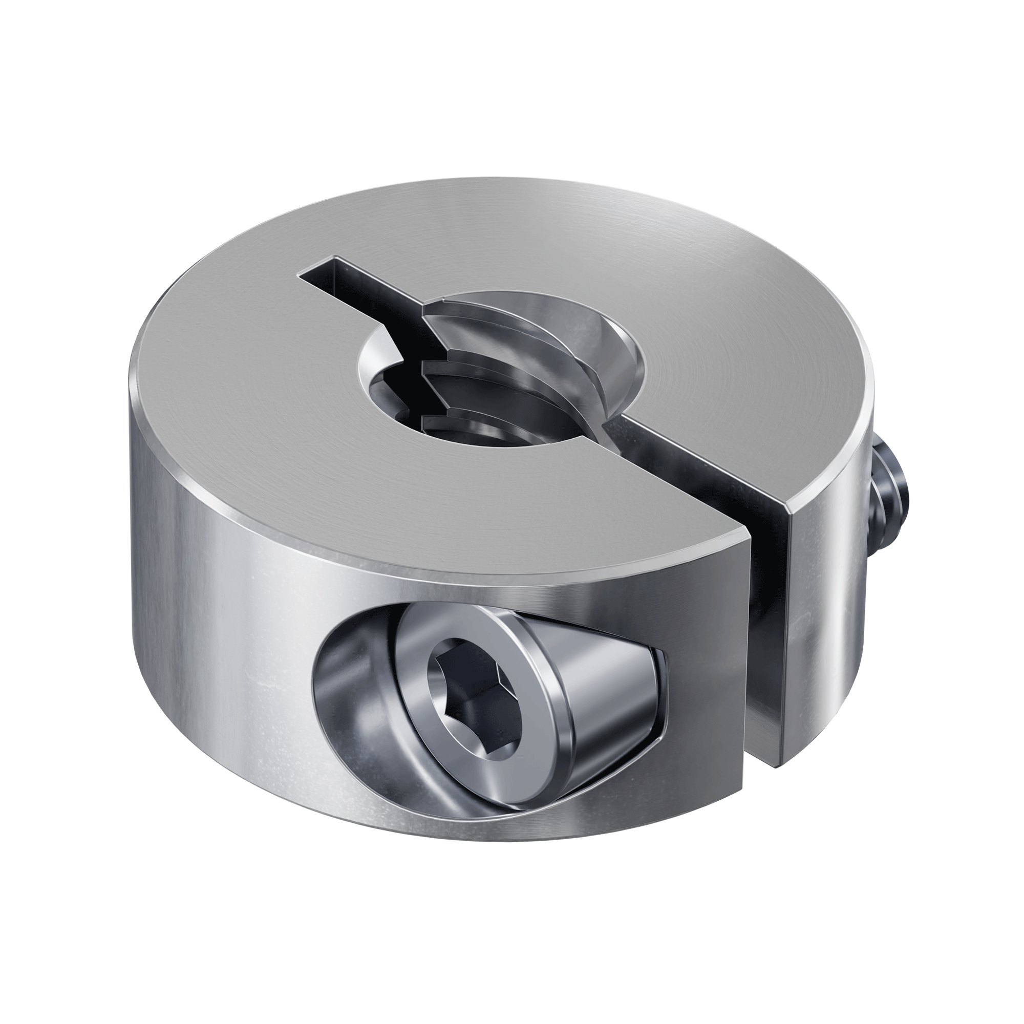 3504 Series Lead Screw Clamping Collar (8mm Lead, 4 Start, 21mm OD, 9mm