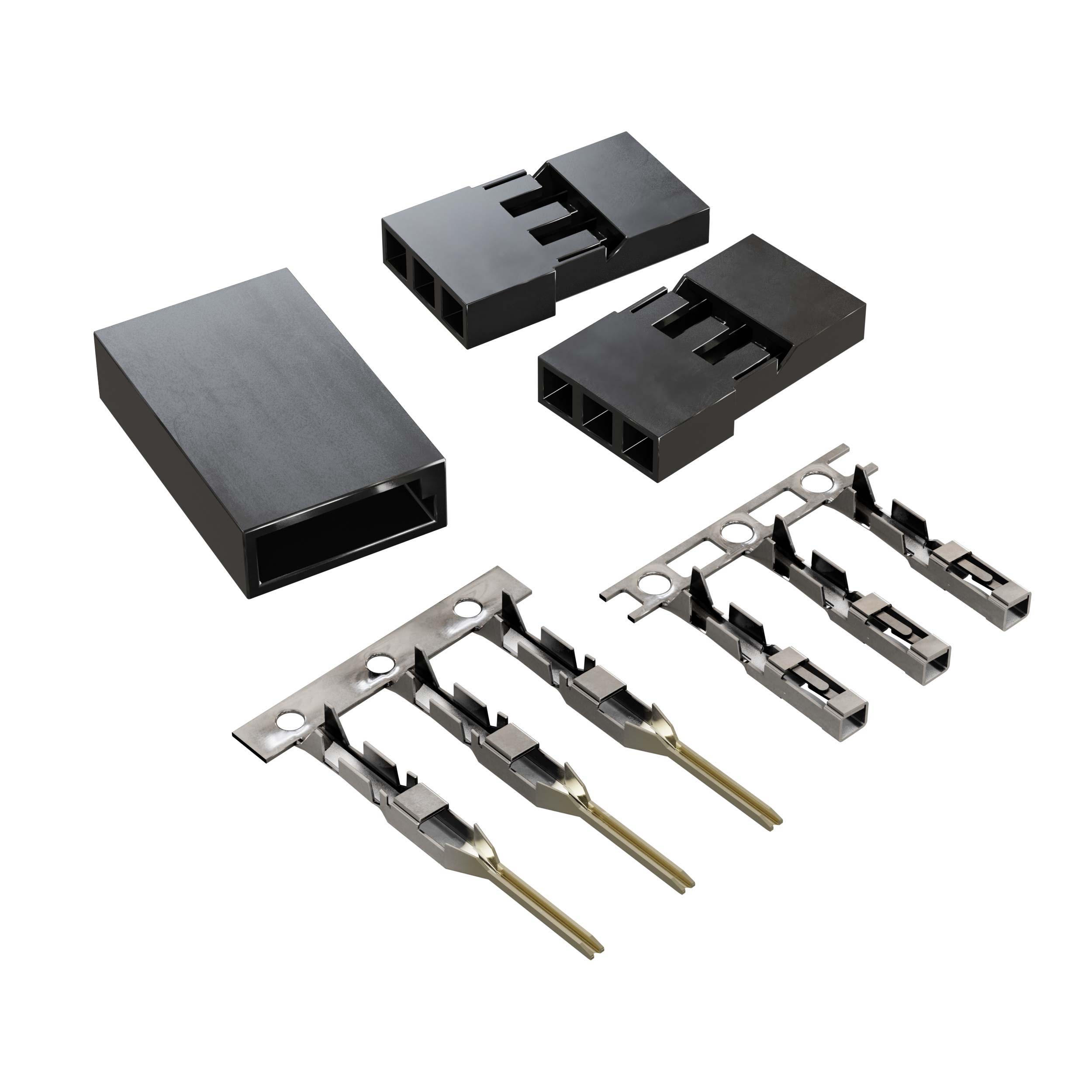 Servo Connector Pack (3-Pos TJC8, MH-FC x 1, FH-MC x 1)