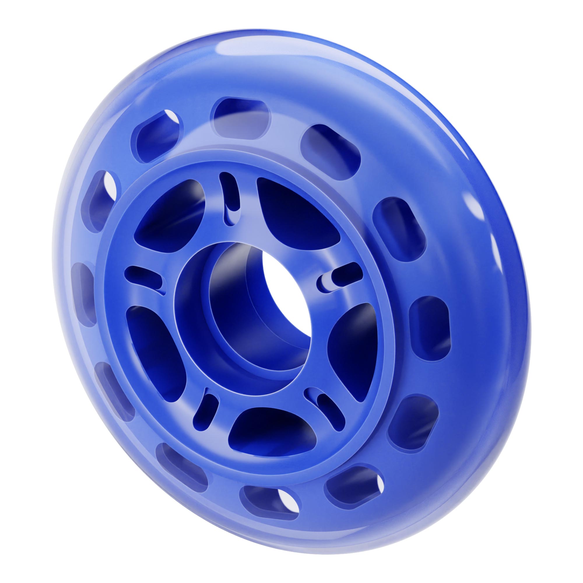Inline Skate Wheel (Blue, 76mm Diameter) ServoCity