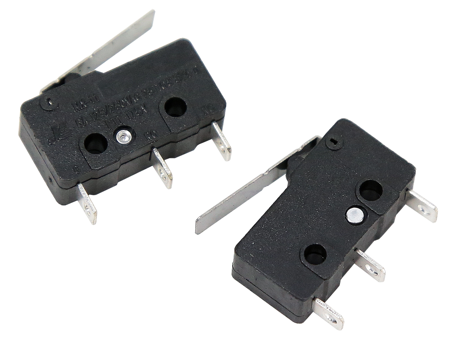 Micro Limit Switch (Straight Lever) - 2 Pack