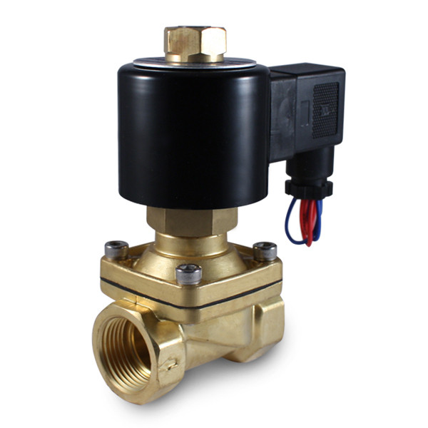 24V 1/8" NPT Brass Solenoid Valve - Normally Closed, For Gas, Water, Air - Unbranded