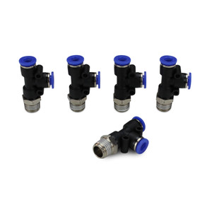 Run Tee Connector Push Connect Fitting - 5 Pack Run Tee Connector Push Connect Fitting - 5 Pack