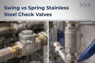 Check Valves Explained: Swing vs Stainless Steel Spring Check Valves