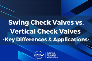 Swing Check Valves vs. Vertical Check Valves – Key Differences & Applications Swing Check Valves vs. Vertical Check Valves – Key Differences & Applications